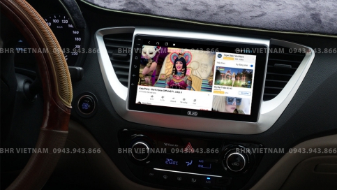 Màn hình DVD Oled C2 New Hyundai Accent 2017 - 2020 tích hợp camera lùi